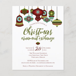 Budgeterad Ornament Exchange Party Retro Bauble