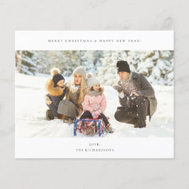 Budgeterad panoramatisk Chic H Photo - Black & Whi Flygblad