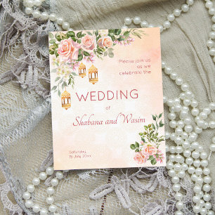 Budgeterad pastellkräm ro marockanska lyktor som ä