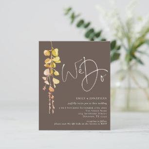 Budgeterad QR Eucalyptus Earthy Vi bjuder in till