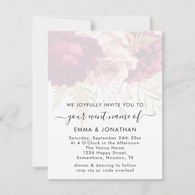 Budgeterad QR-kod Guld Ro Marsala (Framsida)