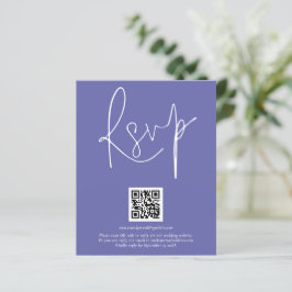 Budgeterad QR-kodskript Bröllop Blue-OSA