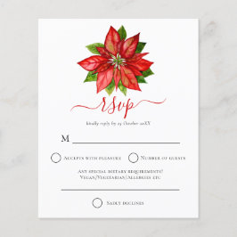 Budgeterad Red Poinsettia - Juli-Bröllopet OSA