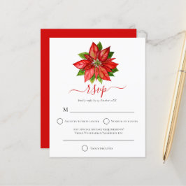 Budgeterad Red Poinsettia - Juli-Bröllopet OSA