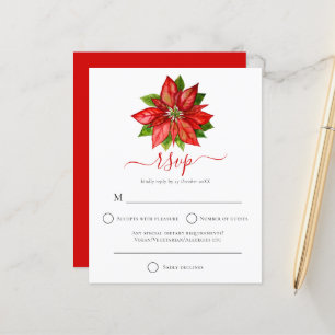 Budgeterad Red Poinsettia - Juli-Bröllopet OSA