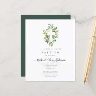 Budgeterad Religiösa - inbjudan till botaniskt bap