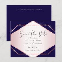 Budgeterad Ro-guldfyr (Geometric Bröllop)