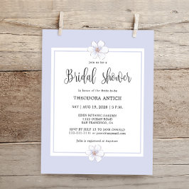 Budgeterad Romantic Lilac-Blommigt Möhippa