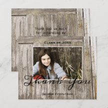 Budgeterad Rustic High School Studenten Tack