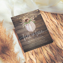 Budgeterad Rustik Pumpkin Fall i Kärlek Möhippa