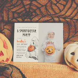 Budgeterad Spooktacular Halloween Ghost-fotofödels