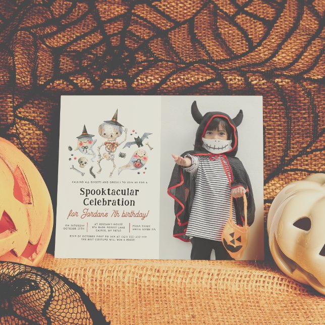 Budgeterad Spooktacular Halloween Photo Födelsedag (Skapare uppladdad)