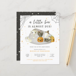 Budgeterad Spooky Little Boo Halloween Baby Shower