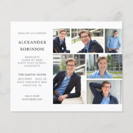 Budgeterad Studentfest Modern 6 foto V2 Flygblad