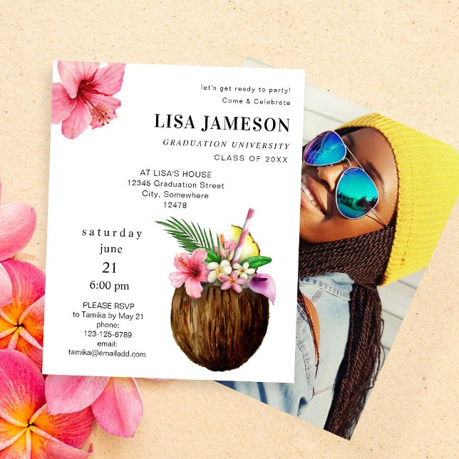 Budgeterad tropisk kokosgradering med foto V2 (Skapare uppladdad)