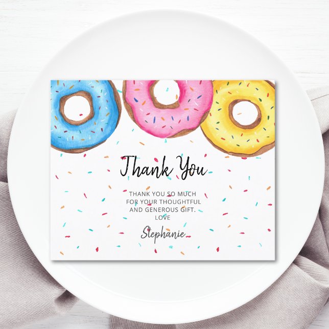 Budgeterad vattenfärgsdonuts babyskugga (Skapare uppladdad)