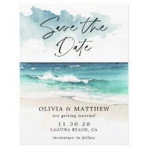 Budgeterad vattenfärgsruta Spara datum meddelande