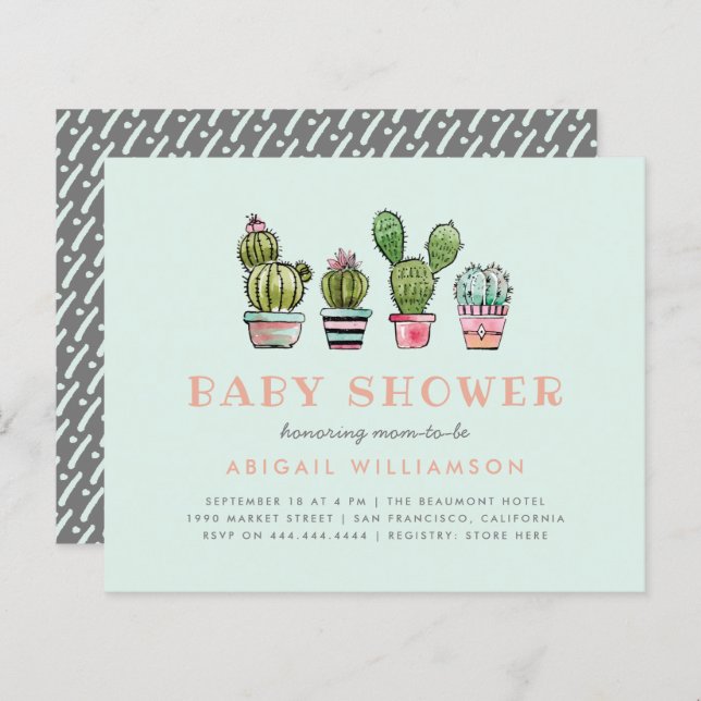 Budgeterad vattenfärgssuckuskulär babystövel (Fram/baksida)