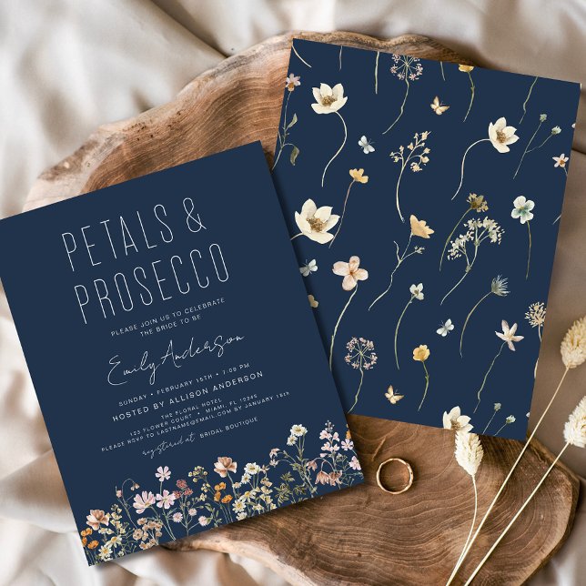 Budgeterad WildblomPetals & Prosecco-Möhippa (Skapare uppladdad)