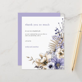 Budgeterade Blommigtar Foliage Lilac Bröllop Tack
