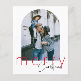 Budgeterat Arch God jul Hälsning-kort Flygblad