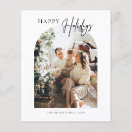 Budgeterat Arch God jul Hälsning-kort Flygblad