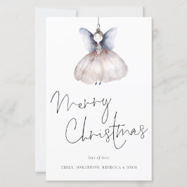 Budgeterat Artsy Fairy Minimalist God jul Card