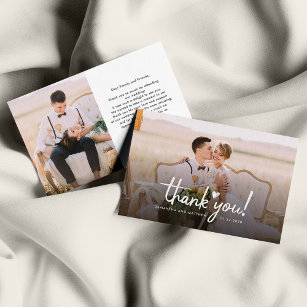 Budgeterat Bröllop-fotohandbokat tackkort Anteckningskort