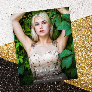 Budgeterat förstorat fotoutnocemen i Guld Student Flygblad