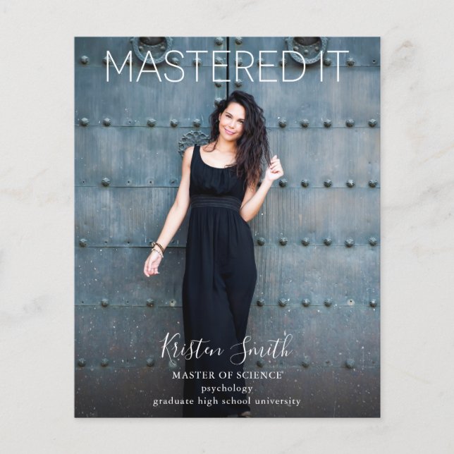 Budgeterat förstorat IT-fotomeddelande i Student Flygblad (Framsidan)