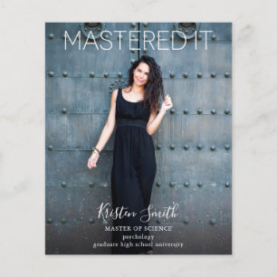 Budgeterat förstorat IT-fotomeddelande i Student Flygblad