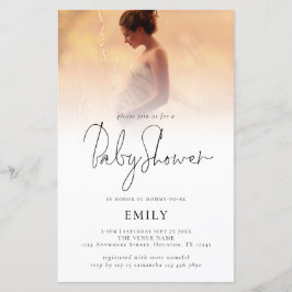 Budgeterat fotoövertäckningsskript, babyvisningspr