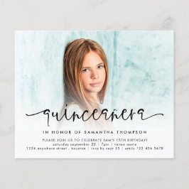 Budgeterat fotoövertäckningsskript Quinceañera Inb