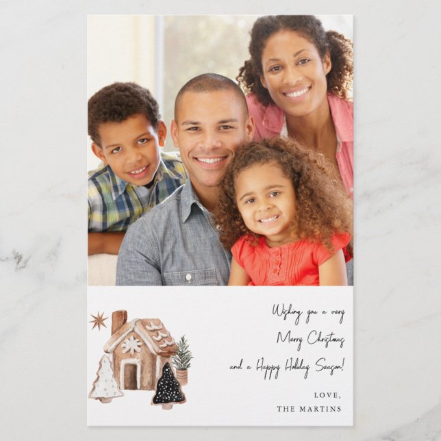 Budgeterat Gingerbröd House and julcookies Note M Flygblad (Framsidan)