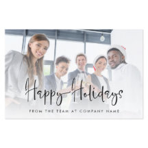 Budgeterat Glad helg-fotokort för Business Logotyp