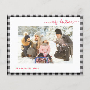 Budgeterat God jul-Play Modern 2-fotokort Flygblad