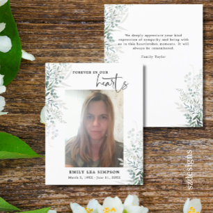 Budgeterat grey Funeral Photo Flat - tack för ditt