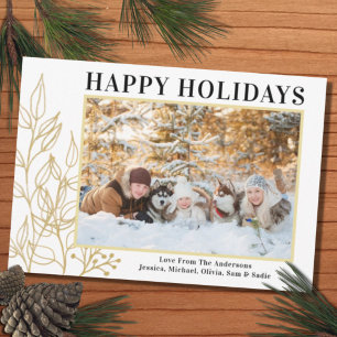 Budgeterat Guld-fotokort för Glad helg