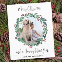 Budgeterat julklapp Modern Greenery Wandeine Photo