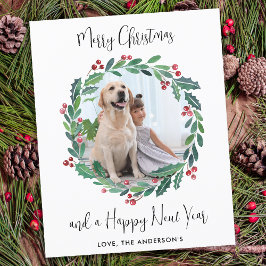 Budgeterat julklapp Modern Greenery Wandeine Photo