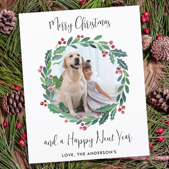 Budgeterat julklapp Modern Greenery Wandeine Photo (Skapare uppladdad)