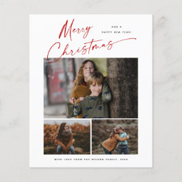 Budgeterat julskript 3 Photo- julkort