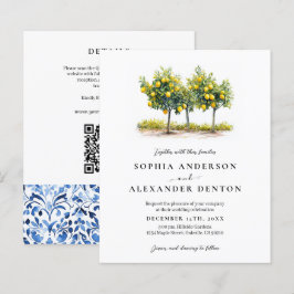 Budgeterat Lemon Träd Photo All in One Wedding Inv