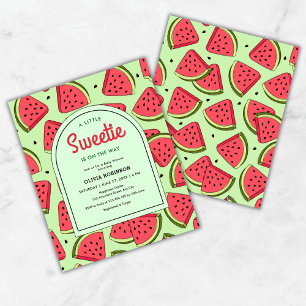 Budgeterat lilla Sötnos Watermelon BabyShower Inbj