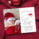 Budgeterat meddelande om julfoto<br><div class="desc">Det är en ren och budgetvänlig 4-fotoårsjubileum med nyföddas foto och "Introducing Your Sweet Little Santa Baby" skrivet i en enkel modern typografi och ett elegant-skript med en hjärtsvikt. Lägg till hans eller hennes namn, födelsedags- och födelsestatus. På motsatt sida lägger du till ytterligare 3 foton, en Julhälsningar och en...</div>