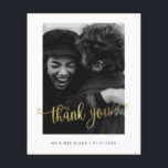 Budgeterat minimalistiskt Bröllop-fototack för vyk Flygblad<br><div class="desc">******* DET HÄR ÄR INTE ETT STANDARDTACK SOM ÄR STORLEKT FÖR DIG. INGA ENVELOPES INGÅR. FÖR KORT LAGRAR, TIKARKORT, KONTROLLERA VÅR SAMLING EFTER NORMALT TACK DU CARDS OCH ANDRA MATCHNINGSARTIKLAR. Den här flygaren innehåller inte kuvert, papper flygblad. Spara pengar på tackkort med denna lilla inbjudan. ******* Minimalistiskt kort och tack...</div>