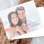 Budgeterat minimalistiskt Chic Foto H Spara datum<br><div class="desc">** SATIN PAPPER ÄR PAPPERT. UPPGRADERA PAPPRA FÖR EN TEKER-PAPPER. HAR ETT ALTERNATIV FÖR ENVELOPES. *** Spara pengar på inbjudningar med denna mindre inbjudan som har ett alternativ för kuvert. Hämta redot för gästerna till fantastisk med Chicen Minimalistiskt foto H Spara datuminbjudan på 2 W. Vill du ha en större...</div>