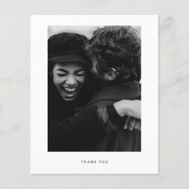 Budgeterat minimalistiskt fototack för vykortet flygblad