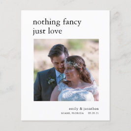 Budgeterat minimalistiskt utlysningsfotomeddelande