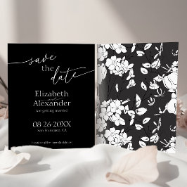 Budgeterat minimalt svartvitt skript Spara datum